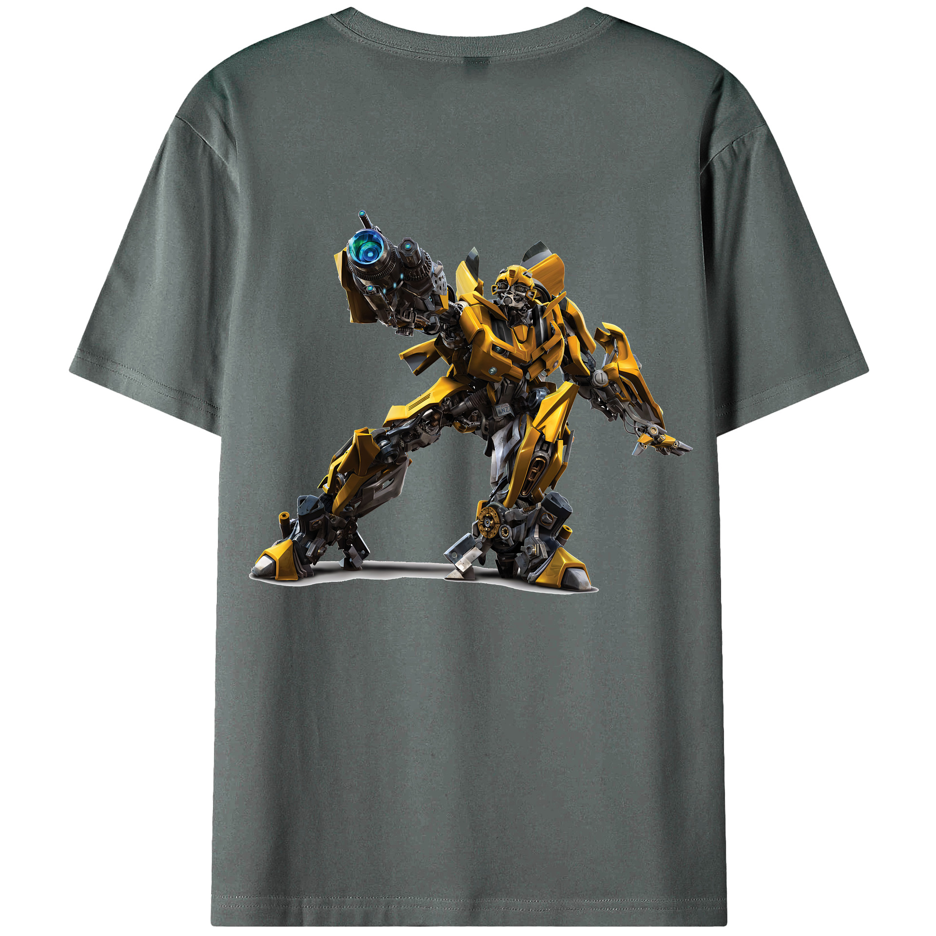 （画像用） Transformers トランスフォーマー 綿100％半袖Tシャツ（背面プリント）